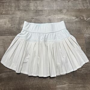 Ewedoos Pleated Tennis Skirt with Shorts Seamless High Waisted Size Small